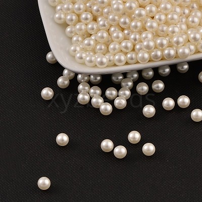 Imitation Pearl Acrylic Beads OACR-S011-2.5mm-Z24-1