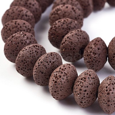 Natural Lava Rock Beads Strands G-I220-17A-07-1