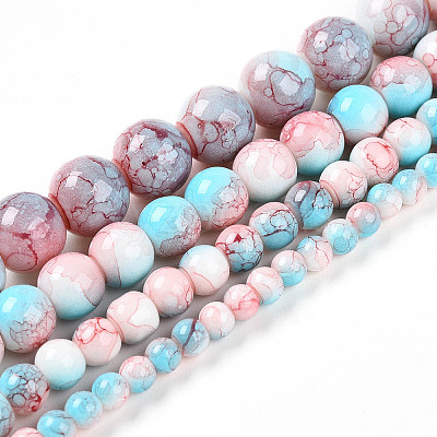 Baking Paint Glass Beads X1-DGLA-N003-4mm-C03-1