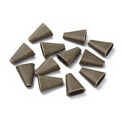 Tibetan Style Bead Cones TIBEB-00957-AB-NR-1