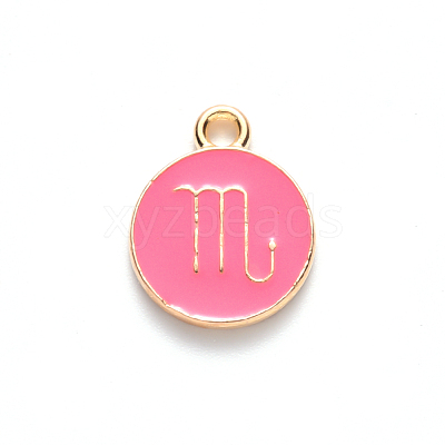 Alloy Enamel Pendants ENAM-S124-01A-03L-1