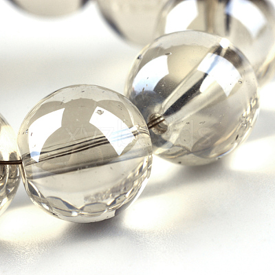 Electroplate Glass Beads Strands EGLA-Q062-8mm-A11-1