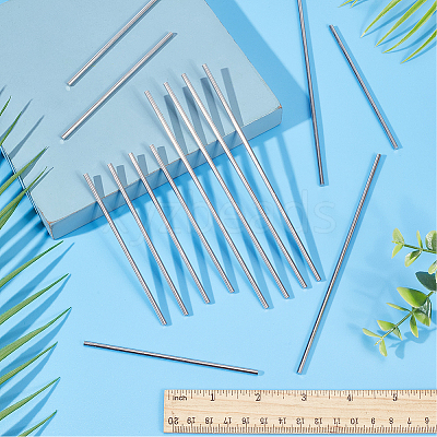 60Pcs 2 Styles 304 Stainless Steel Rods STAS-BC0003-68-1