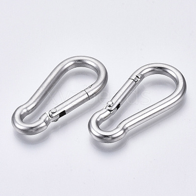 Tarnish Resistant 304 Stainless Steel Rock Climbing Carabiners X-STAS-N087-24A-01-1