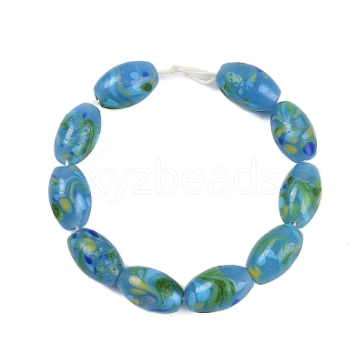 Opaque Handmade Lampwork Beads BLOW-D006-05F-1