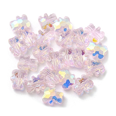 100Pcs Electroplate Glass Beads EGLA-P058-AB01-1
