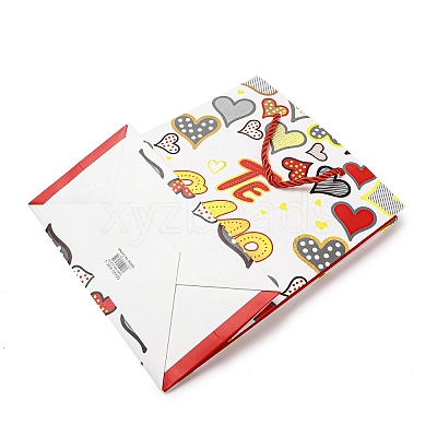 4 Colors Valentine's Day Love Paper Gift Bags CARB-D014-01E-1