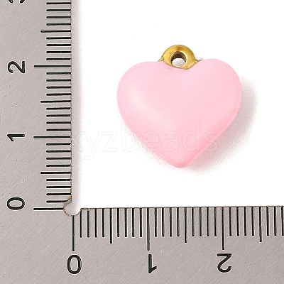 304 Stainless Steel Enamel Pendants STAS-M071-02B-1