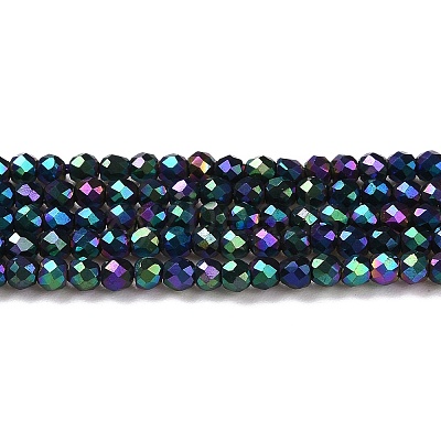 Electroplate Glass Beads Strands LS-GLAA-H021-01A-FP11-1