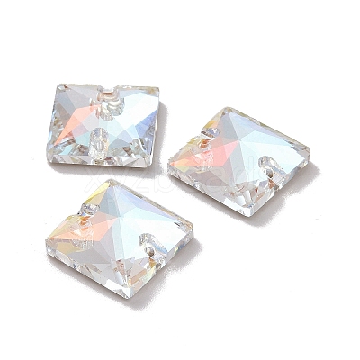 Square Shape Sew on Rhinestone RGLA-C001-04B-001LA-1