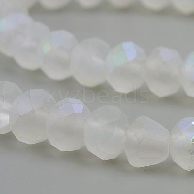 Electroplate Glass Beads Strands EGLA-S141-6mm-01E-1