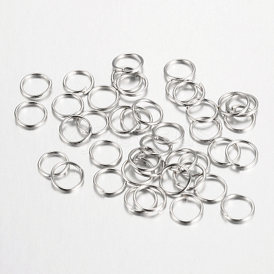 Iron Open Jump Rings IFIN-A018-6mm-P-1