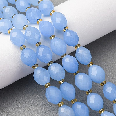 Natural White Jade Beads Strands G-D305-B01-01D-1