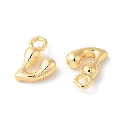 Brass Charms KK-P234-13G-V-1