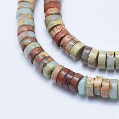 Natural Aqua Terra Jasper Beads Strands G-E444-17-8mm-1