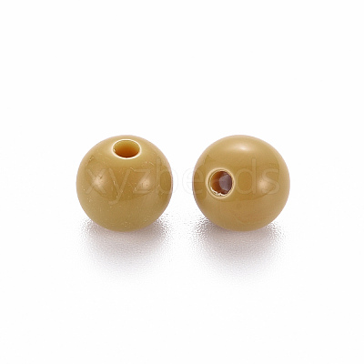Opaque Acrylic Beads X-MACR-S370-C8mm-29-1