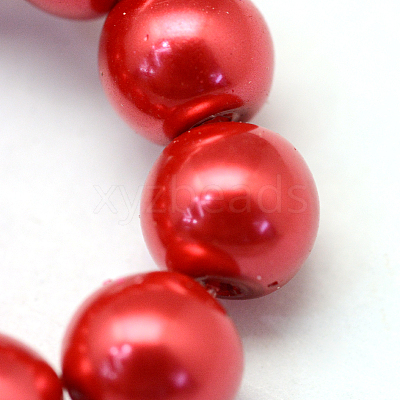 Baking Paint Glass Pearl Bead Strands HY-Q003-3mm-74-1