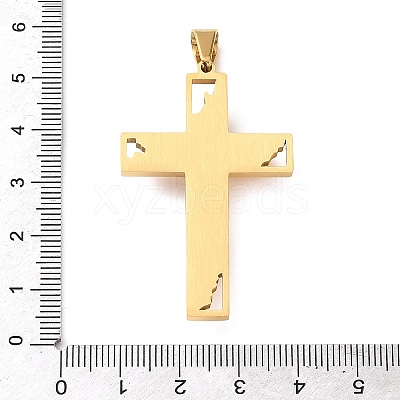 Easter 304 Stainless Steel Pendants STAS-E527-02G-1