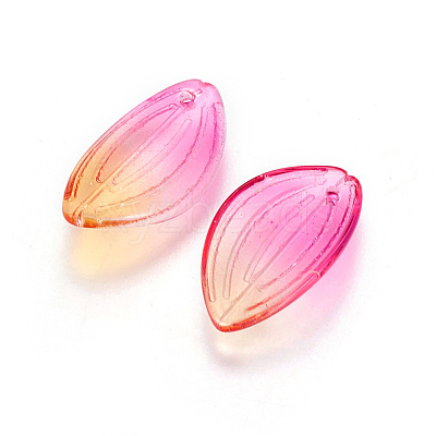 Transparent Glass Pendants GLAA-H016-04D-3-1