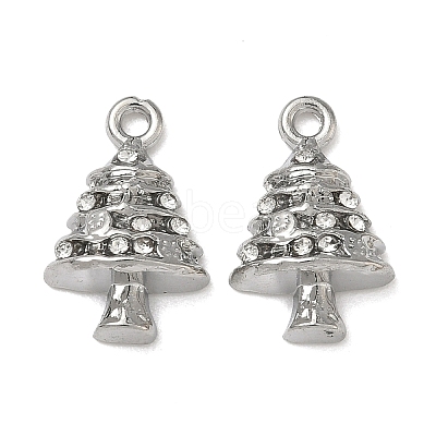 Christmas Alloy Crystal Rhinestone Pendants FIND-L026-01K-P-1
