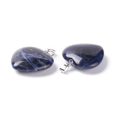 Natural Sodalite Pendants G-G956-B39-FF-1