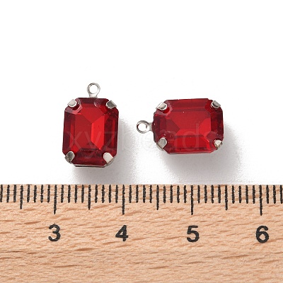 Rhinestone Pendants RGLA-P038-02P-09-1