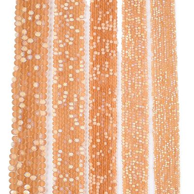 Transparent Glass Beads Strands EGLA-A044-T1mm-MB23-1