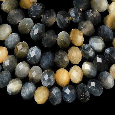 Natural Tiger Eye Bead Strands G-D344-A20-05-1