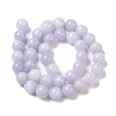 Natural Dyed White Jade Beads Strands G-M402-C04-04-1
