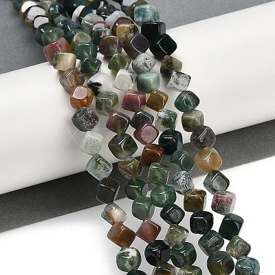 Natural Indian Agate Beads Strands G-A257-A12-01-1