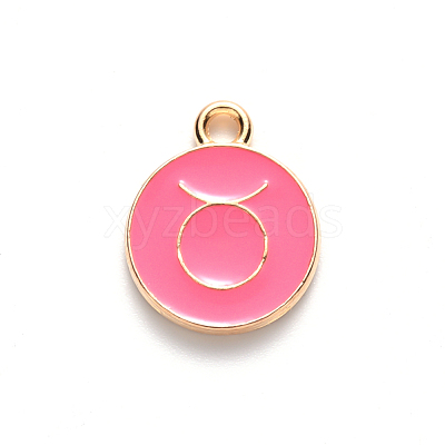 Alloy Enamel Pendants ENAM-S124-01A-03C-1