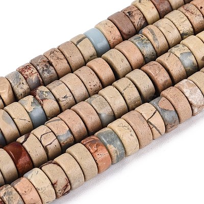 Natural Shoushan Stone Beads Strands G-N367-03A-06-1
