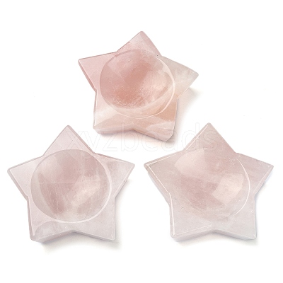 Natural Rose Quartz Bowl DJEW-C010-03A-1