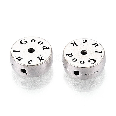 Tibetan Style Alloy Beads TIBE-N013-14AS-1