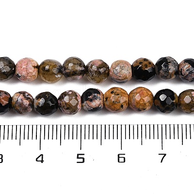 Natural Fire Crackle Agate Beads Strands G-C082-A01-45-1