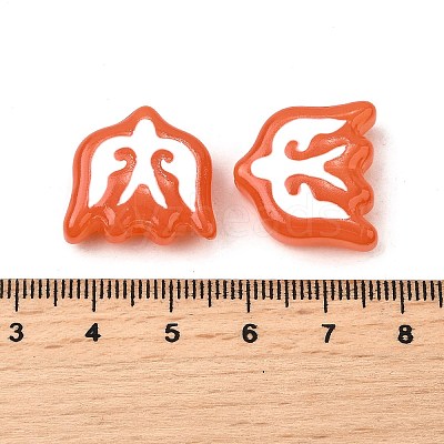 Baking Paint Glass Enamel Beads LAMP-S079-13A-1