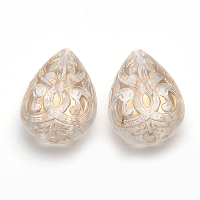 Plating Acrylic Beads PACR-S219-11-1