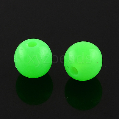 Fluorescence Chunky Acrylic Beads MACR-R517-20mm-07-1