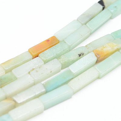 Natural Flower Amazonite Bead Strands X-G-R299-23-1