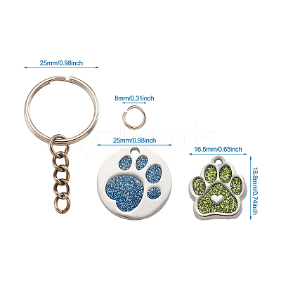 DIY Pet Keychain Makings DIY-TA0002-81-1