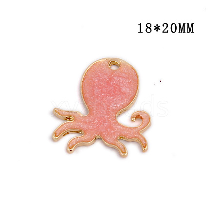 Alloy Enamel Pendants ENAM-TAC0001-37LG-01-1