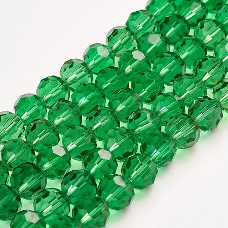 Imitation Austrian Crystal Bead Strands G-M181-6mm-15A-1