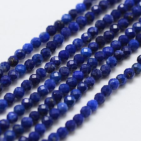 Natural Lapis Lazuli Bead Strands X-G-G663-48-2mm-1