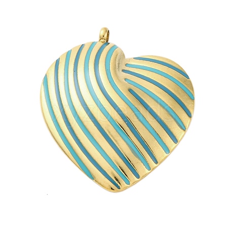 304 Stainless Steel Pendants LS-STAS-V003-03G-08-1