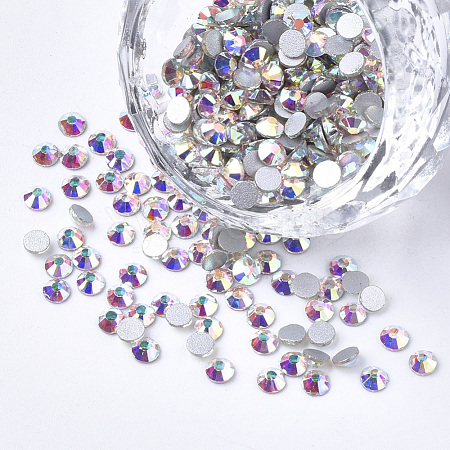 Glass Flat Back Rhinestone Cabochons RGLA-S002-20SS-15-1