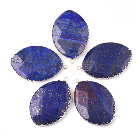 Natural Lapis Lazuli Pendants G-S344-45A-1