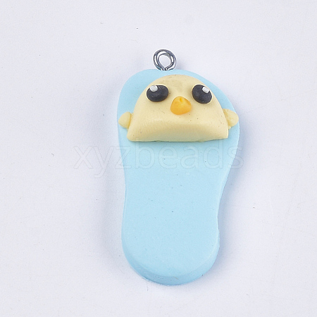 Handmade Polymer Clay Pendants CLAY-S093-04B-1