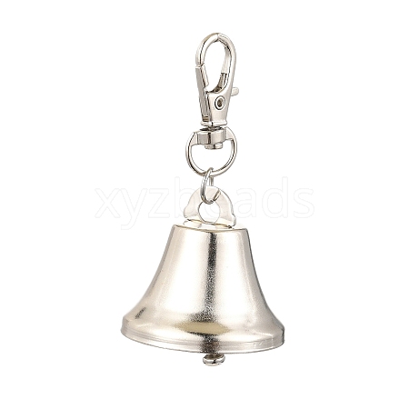 Iron Bell Pendant Decoration HJEW-JM02458-1