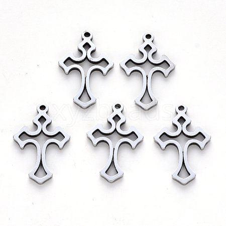 Tarnish Resistant 304 Stainless Steel Pendants STAS-N092-39-1