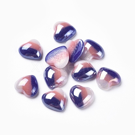 Opaque Glass Cabochons GGLA-S038-08A-7x7-1